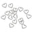 20pcs Rhinestone Crystal Heart Pendent for Jewelry DIY Craft