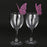 Crofta Butterfly Glass Place Cards Wedding Party Table Decor 50pcs Purple