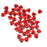 Crofta 400 Pieces 8mm Heart Rhinestone Flatback Embellishment for Wedding Decoration Red