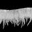 Crofta 1 Yard Rooster Feather Fringe Trim for Sewing Costume Crafts White