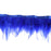 Crofta 1 Yard Rooster Feather Fringe Trim for Sewing Costume Crafts Sapphire Blue