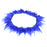 Crofta 1 Yard Rooster Feather Fringe Trim for Sewing Costume Crafts Sapphire Blue