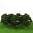 Crofta 10pcs Banyan Trees Model Train Scenery Landscape Scale 1:75 Green