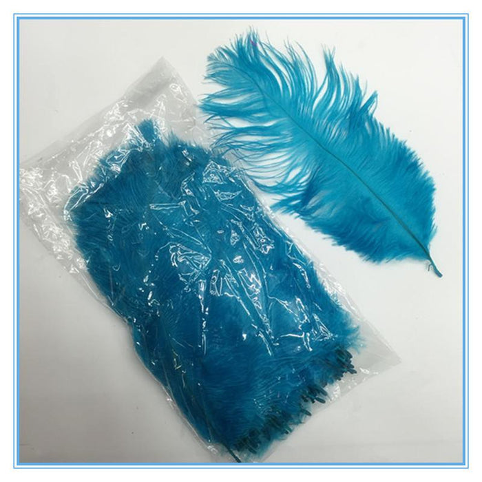 Crofta 10pcs/Lot Beautiful Ostrich Feathers 15-20cm - Navy Blue