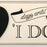 "days until I DO" Wooden Chalkboard Sign Vintage Wedding Countdown Sign