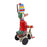 Wind Up Circus Duck on Tricycle Clockwork Kids Toy Collectible