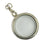 2PCS 30mm Silver Round Magnetic Glass floating Alloy Locket Charms