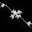 Wedding Bridal Crystal Diamante Flower Leaves Vine Headband Tiara