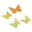 12pcs Artificial Butterfly for Home Wedding DIY Decorations Yellow