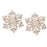 10pcs  Snowflake Wood Embellishment Christmas Home Festival Decoration