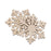 10pcs  Snowflake Wood Embellishment Christmas Home Festival Decoration