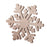 10pcs  Snowflake Wood Embellishment Christmas Home Festival Decoration