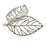 10pcs Silver Plated Alloy Hollow Tree Leaf Jewelry Making Charms Pendant