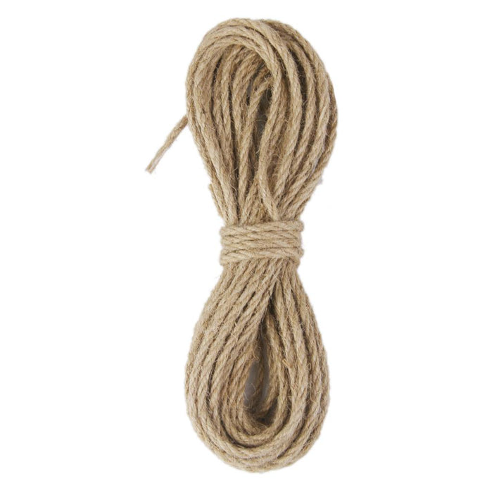 10M Natural Twine Jute Cord Sisal Rope 3mm Burlap Twine