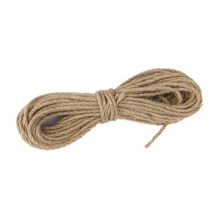 10M Natural Twine Jute Cord Sisal Rope 3mm Burlap Twine