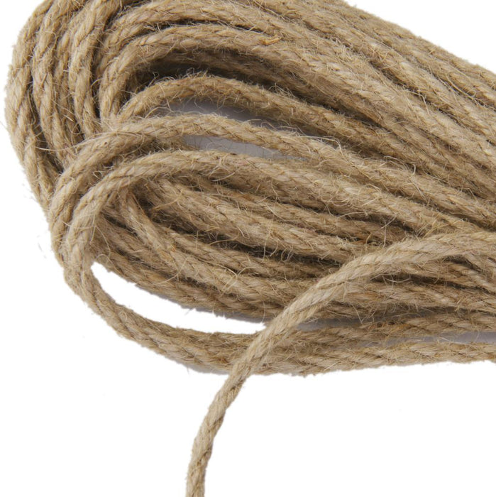 10M Natural Twine Jute Cord Sisal Rope 3mm Burlap Twine