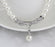 Wedding Party Bridal Jewelry Rhinestone Diamante Pearls Necklace Earring Set