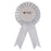 White Satin Baby Shower Badge Rosette Party Accessory