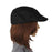 Winter Peaked Cap Flat Hat Beret Hat Cabbie Newsboy Golf Cap Black