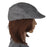 Crofta Winter Peaked Cap Flat Hat Beret Hat Cabbie Newsboy Golf Cap Grey