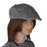 Crofta Winter Peaked Cap Flat Hat Beret Hat Cabbie Newsboy Golf Cap Grey