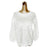 Women Long Sleeve Pullover Knitting Sweater White M