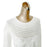 Women Long Sleeve Pullover Knitting Sweater White M