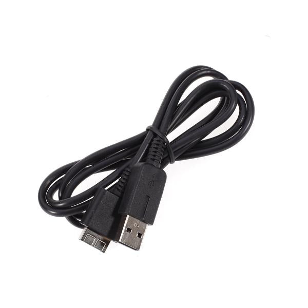 Crofta 2 in 1 USB Data Transfer Sync Power Charger Cable Cord for PS Vita