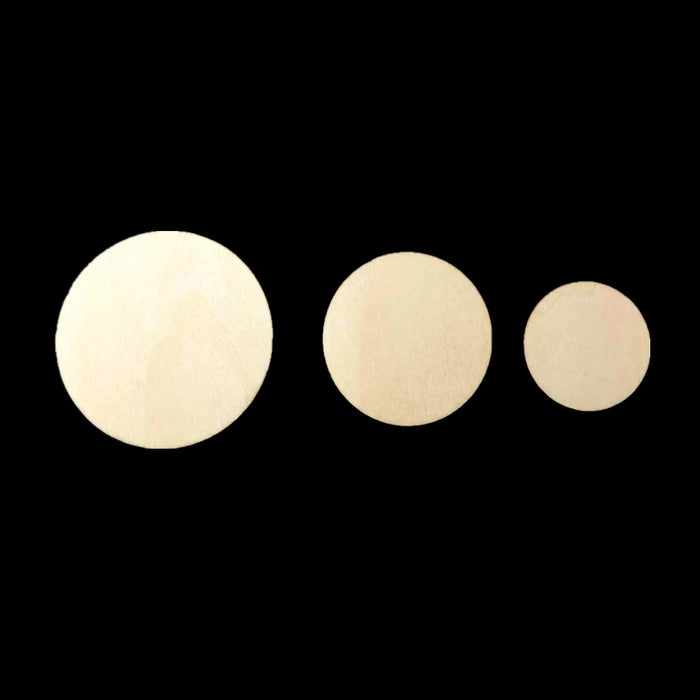 20Pcs Wooden MDF CIRCLES Embellishments Dia.4cm