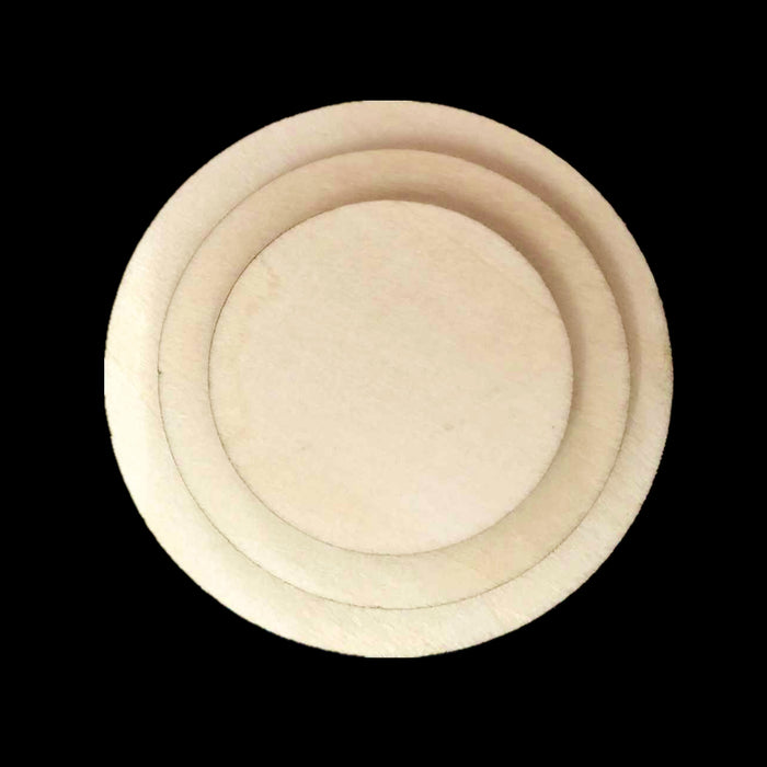 20Pcs Wooden MDF CIRCLES Embellishments Dia.4cm