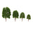 20pcs Model Train Trees Scenery Landscape 1/75-200 Green