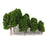 20pcs Model Train Trees Scenery Landscape 1/75-200 Green