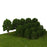 20pcs Model Train Trees Scenery Landscape 1/75-200 Green