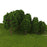 20pcs Model Train Trees Scenery Landscape 1/75-200 Green