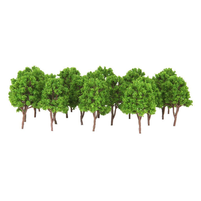 20pcs Plastic Model Trees N Scale Train Layout Wargame Scenery Diorama 7.5cm