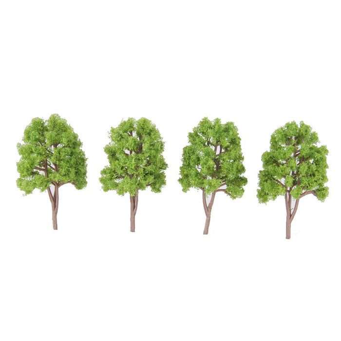 20pcs Plastic Model Trees N Scale Train Layout Wargame Scenery Diorama 7.5cm