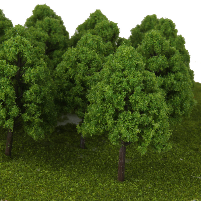 20pcs Plastic Model Trees N Scale Train Layout Wargame Scenery Diorama 9.5cm