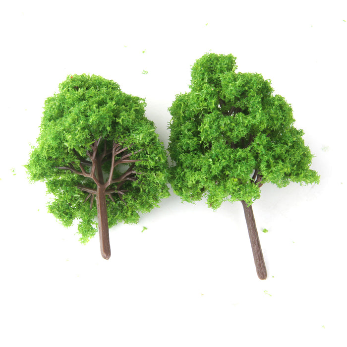 20pcs Plastic Model Trees N Scale Train Layout Wargame Scenery Diorama 9.5cm