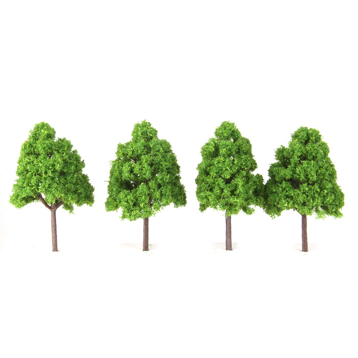 20pcs Plastic Model Trees N Scale Train Layout Wargame Scenery Diorama 9.5cm