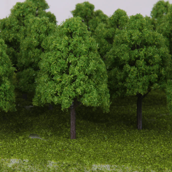 20pcs Plastic Model Trees N Scale Train Layout Wargame Scenery Diorama 9.5cm