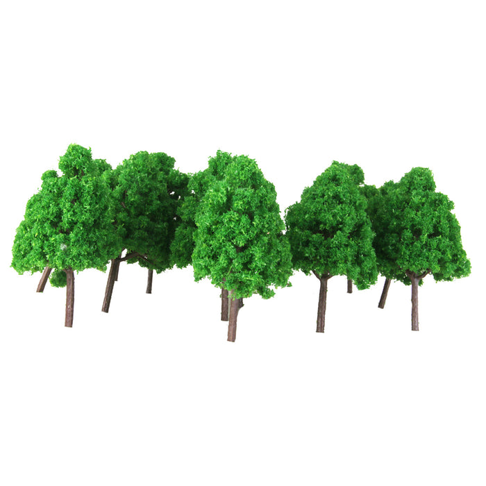 25pcs Plastic Model Trees N Scale Train Layout Wargame Scenery Diorama 1:150