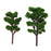 20pcs Dark Green Layout Model Train Bombax Trees Forest Scale 1/150 8.3CM