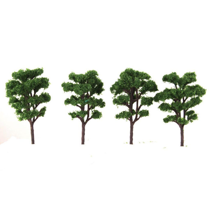 20pcs Dark Green Layout Model Train Bombax Trees Forest Scale 1/150 8.3CM