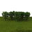 20pcs Dark Green Layout Model Train Bombax Trees Forest Scale 1/150 8.3CM