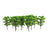 20pcs Light Green Layout Model Train Bombax Trees Forest Scale 1/150 8.3CM