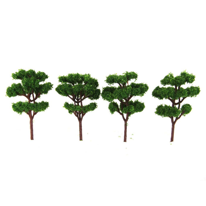 25pcs 6.8cm Dark Green Model Trees Train Set Garden Scenery Layout Z Scale