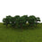 25pcs 6.8cm Dark Green Model Trees Train Set Garden Scenery Layout Z Scale