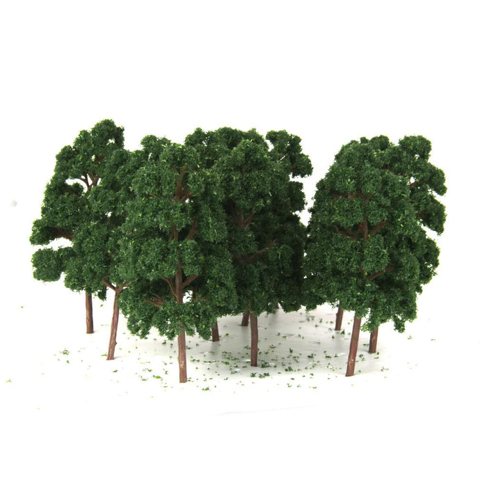 10PCS Model Trees Train Railway Wargame Diorama Architecture Layout HO Scale