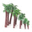 15pcs Mix Size Layout Model Train Palm Trees Scale HO O N Z Layout Scenery