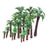 15pcs Mix Size Layout Model Train Palm Trees Scale HO O N Z Layout Scenery